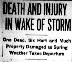 Headline, Evening Public Ledger (Philadelphia), March 10, 1921. Library of Congress, Chronicling America. Public domain.